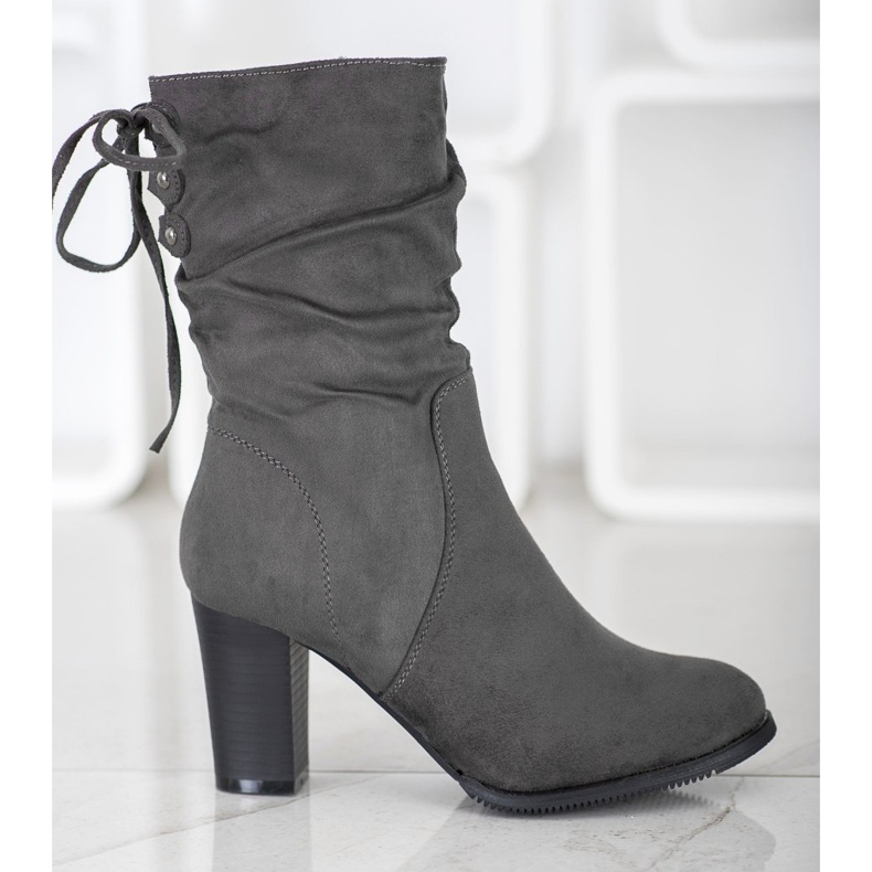 J. Star Botas altas cinza 2
