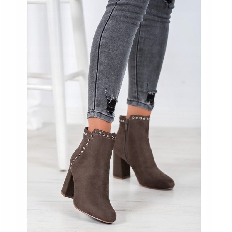 Evento Botas elegantes castanho 1