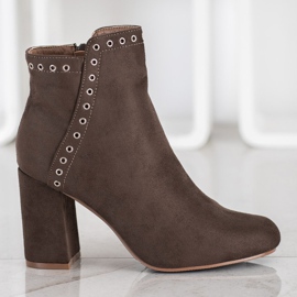 Evento Botas elegantes marrom 2
