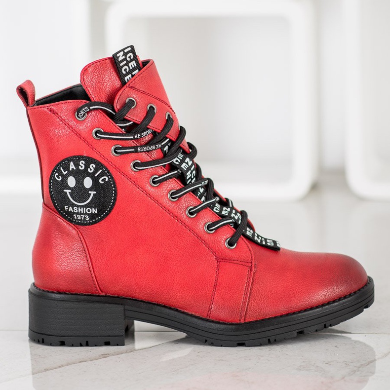 VINCEZA Red Trappers vermelho 2