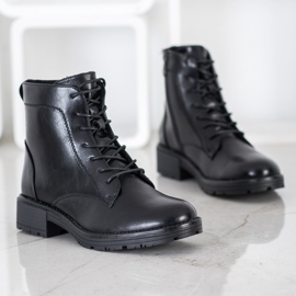 Elegant VINCEZA Trappers preto 1