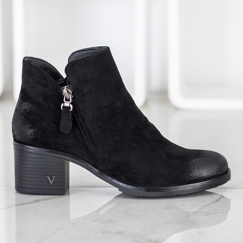 Botas de camurça VINCEZA preto 1