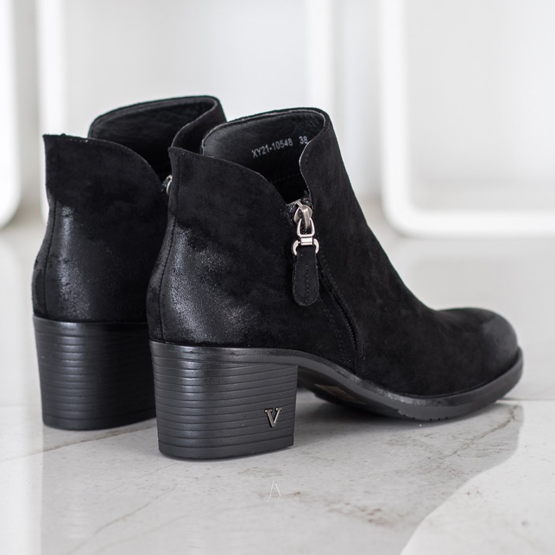 Botas de camurça VINCEZA preto 2