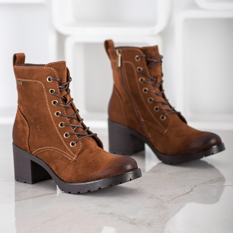 Botas de camurça VINCEZA marrom 1