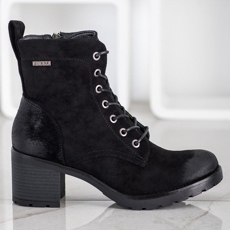 Botas de camurça VINCEZA preto 1