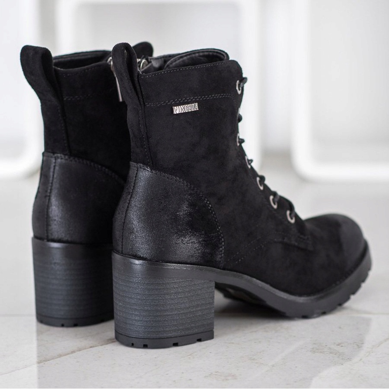 Botas de camurça VINCEZA preto 2