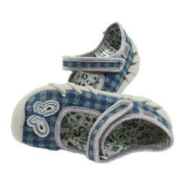 Calçados infantis Befado 109P188 azul cinza 5