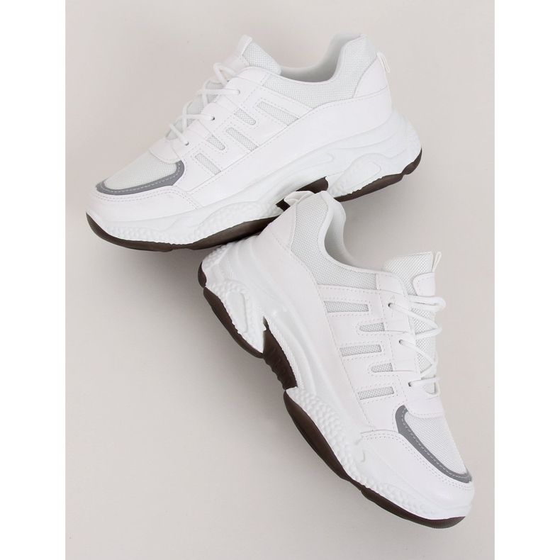 Sapatos esportivos femininos brancos BH-001 Branco 1