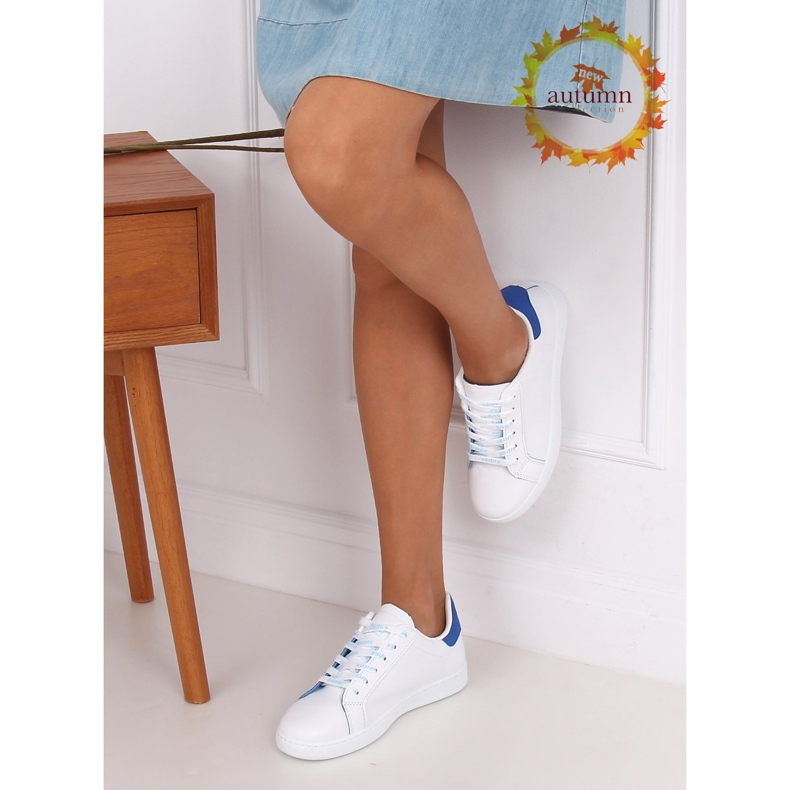 Tênis feminino branco 5G-2 Blue azul 1