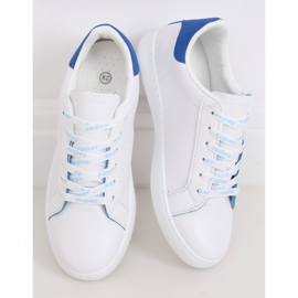 Tênis feminino branco 5G-2 Blue azul 2