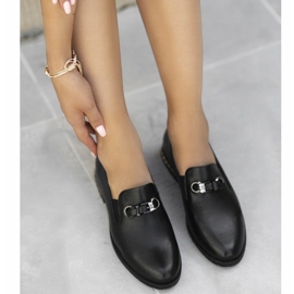 Sapatos femininos negros C17-6011 preto 1