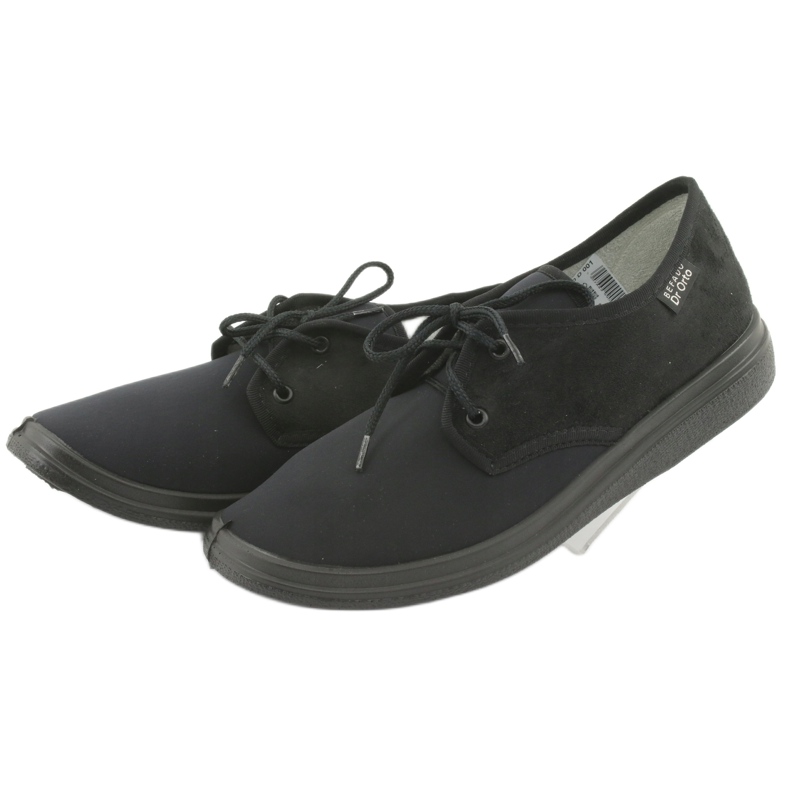 Sapatos femininos Befado pu 990D001 preto 4