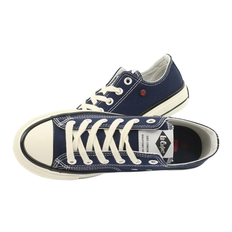 Carrinhos amarrados azul marinho Lee Cooper 4