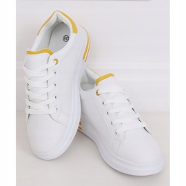 Tênis feminino branco LG20 BRANCO / AMARELO 1