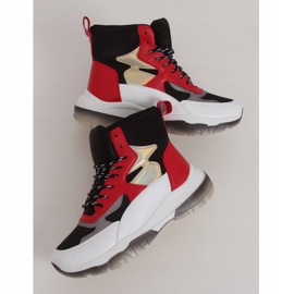 Tênis cano alto 2000-C05 preto multicolorido 1 Tênis cano alto 2000-C05 preto multicolorido 1