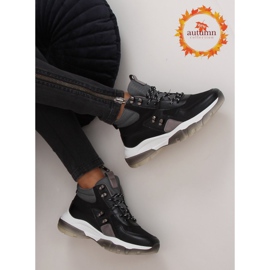 Botas de tornozelo pretas 2000-C03 pretas preto 1