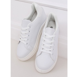 Branco MY-0367 Tênis branco com salto oculto 1 Branco MY-0367 Tênis branco com salto oculto 1