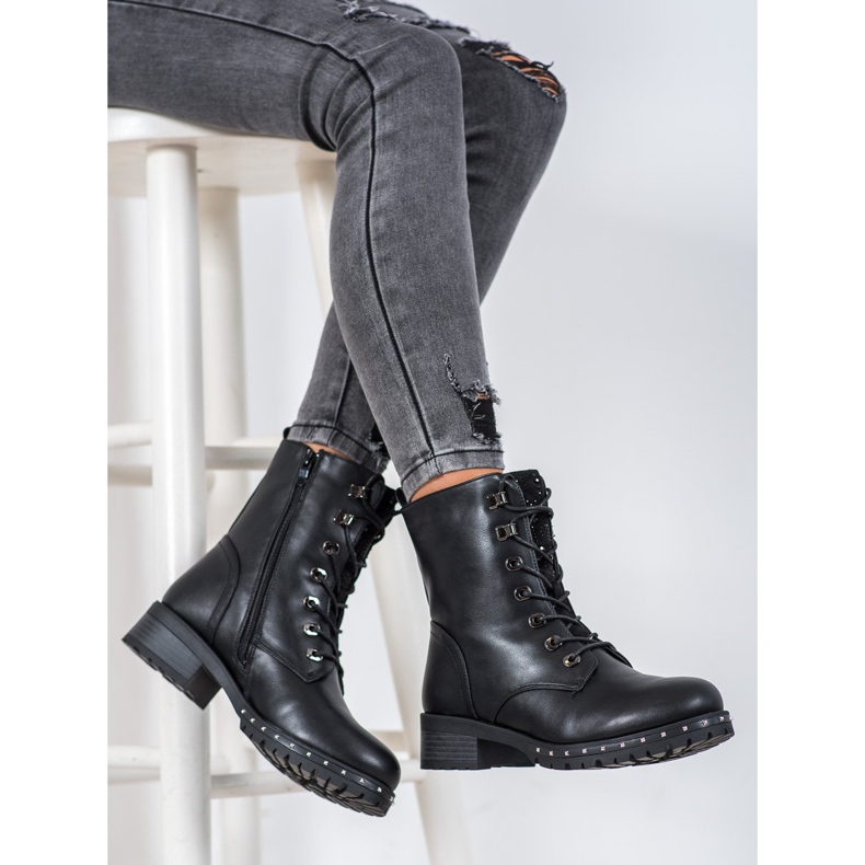 J. Star Trabalhadores atados com cristais preto 2 J. Star Trabalhadores atados com cristais preto 2