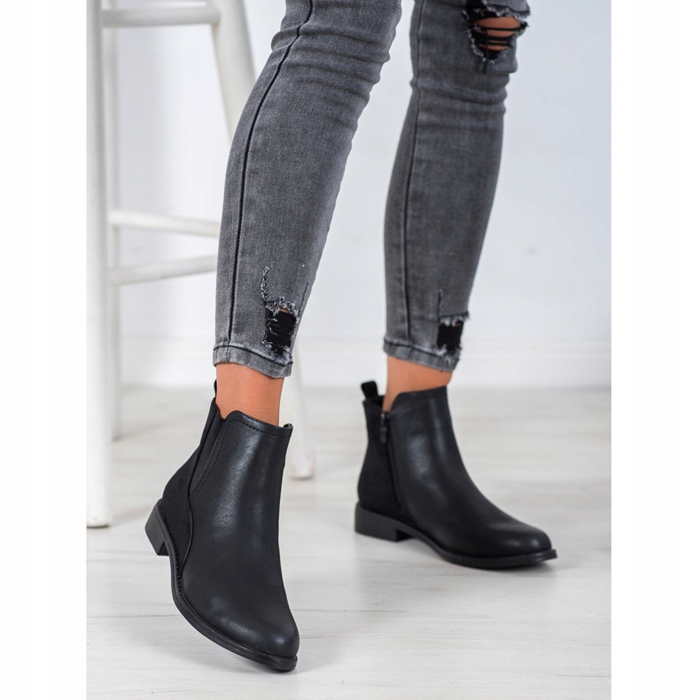 J. Star Botas Pretas Elegantes preto 2