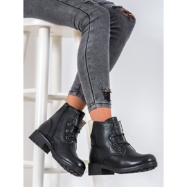 J. Star Botas Com Pele De Carneiro preto 1