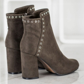 Evento Botas elegantes multicolorido verde 1