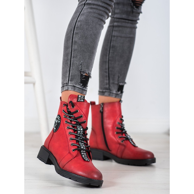 VINCEZA Red Trappers vermelho 1