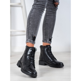 Elegant VINCEZA Trappers preto 2