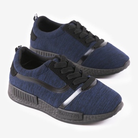 Tênis esportivos luz azul marinho PH-11 preto azul-marinho 1