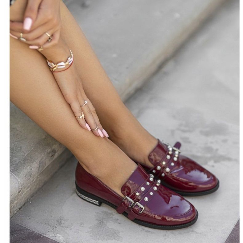 Sapatos baixos marrons femininos C18-6252-2 multicolorido 1