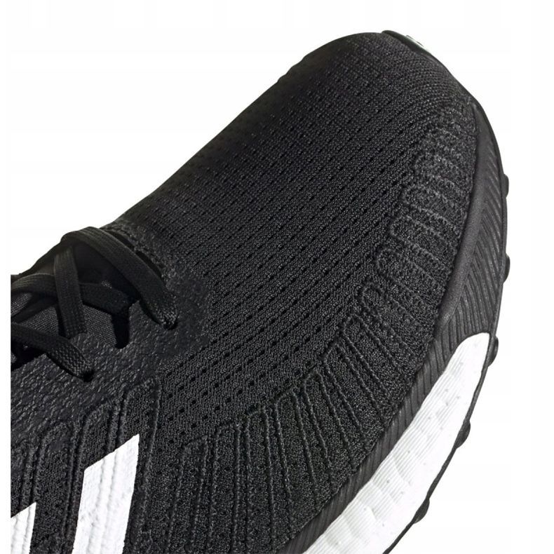 Tênis de corrida adidas Solar Boost 19 M FW7814 branco preto 2