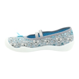 Calçados infantis Befado 116Y274 azul cinza 2