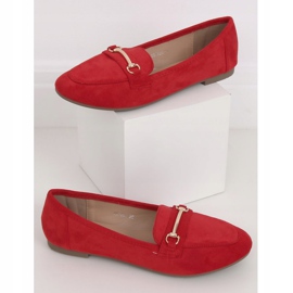 Mocassins femininos vermelhos 88-385 Vermelho 1