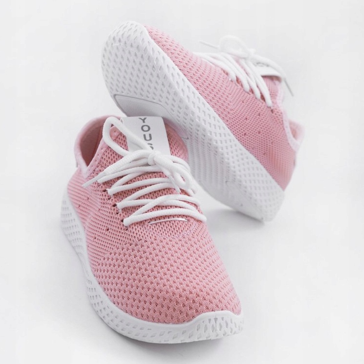 Tênis esportivos slip-on rosa H935-5 2