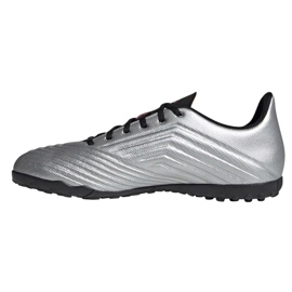 Chuteiras Adidas Predator 19.4 Tf M F35634 prata 1