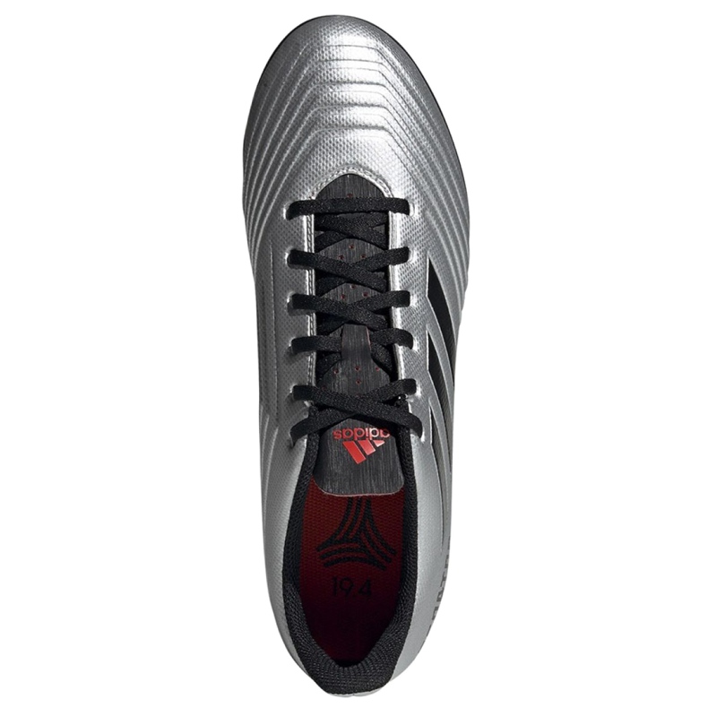 Chuteiras Adidas Predator 19.4 Tf M F35634 prata 2