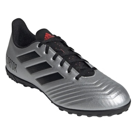 Chuteiras Adidas Predator 19.4 Tf M F35634 prata 3