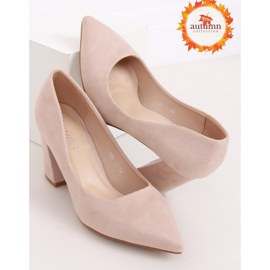 Bombas no poste bege 030-22 ES-1 Beige marrom 1