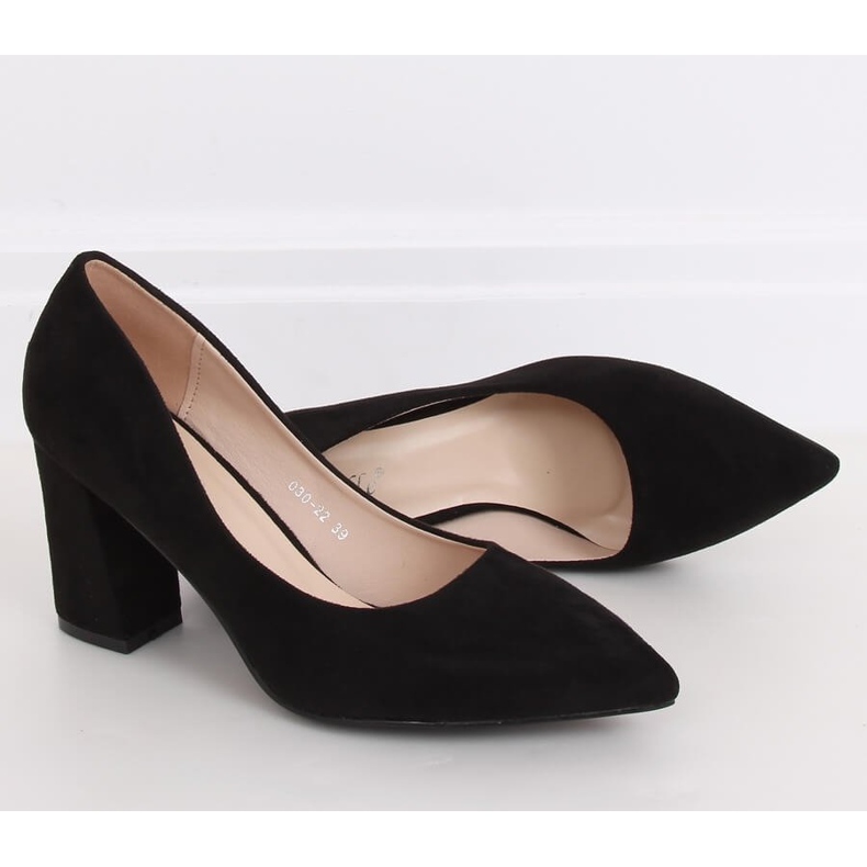 Bombas no post preto 030-22 ES-1 Black 1