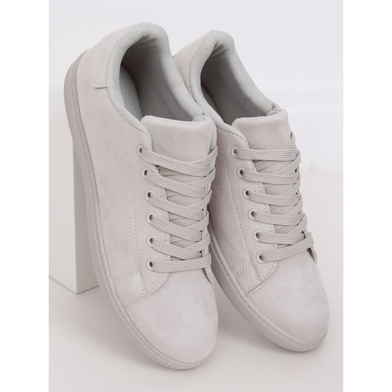 Tênis feminino cinza camurça cinza 6301 2