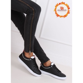 Tênis femininos negros B0-501 Preto 1