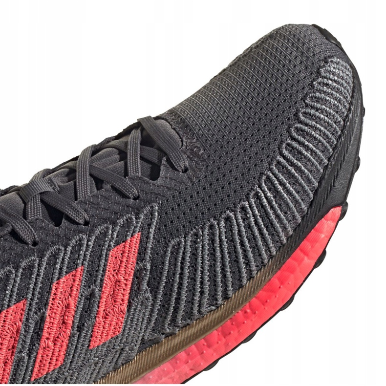 Tênis de corrida adidas Solar Boost St 19 M FW7811 cinza 2