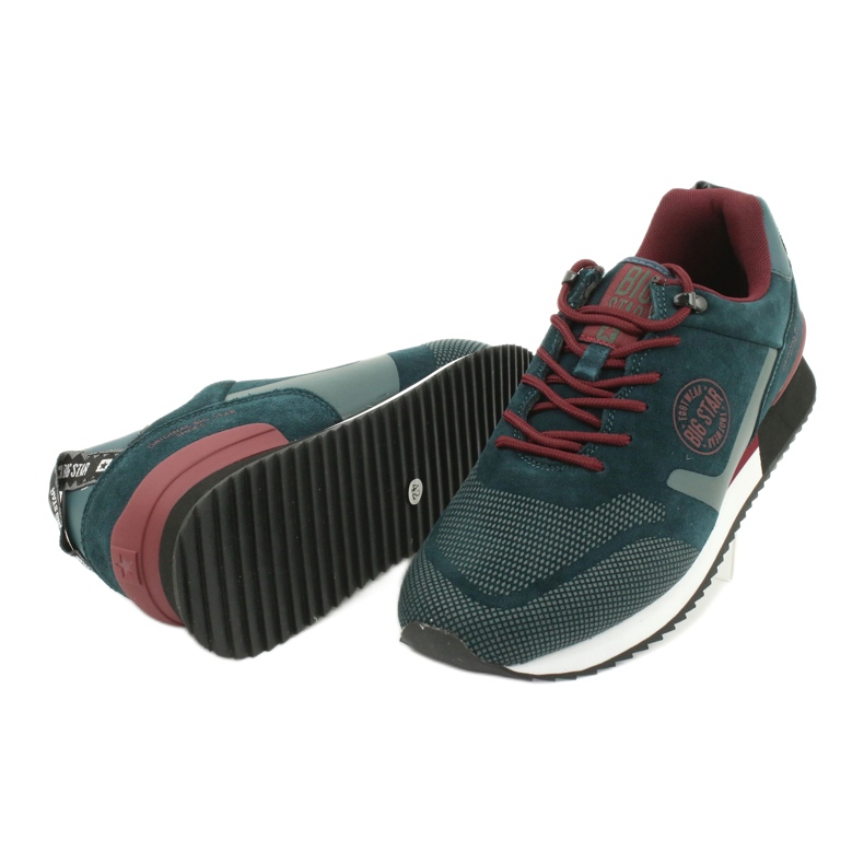 Sapatos Big Star Green GG174549 multicolorido verde 3