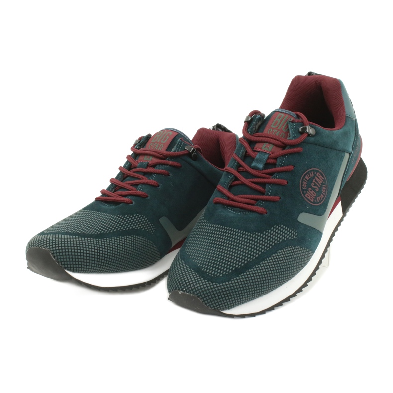 Sapatos Big Star Green GG174549 multicolorido verde 2