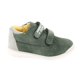 Botas com velcro American Club GC22 cinza verde 6