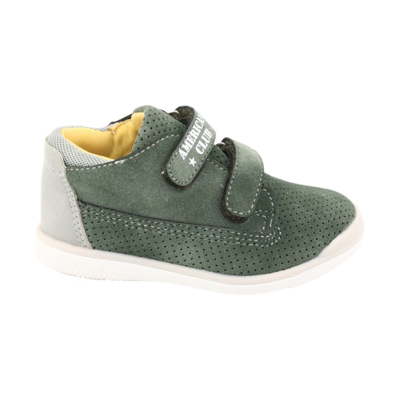 Botas com velcro American Club GC22 cinza verde 6