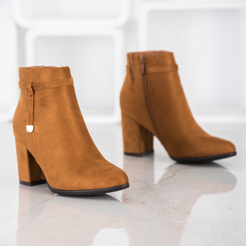 Botas elegantes VINCEZA marrom 1