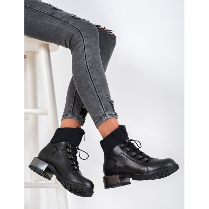 Goodin Trabalhadores da moda negra preto 2