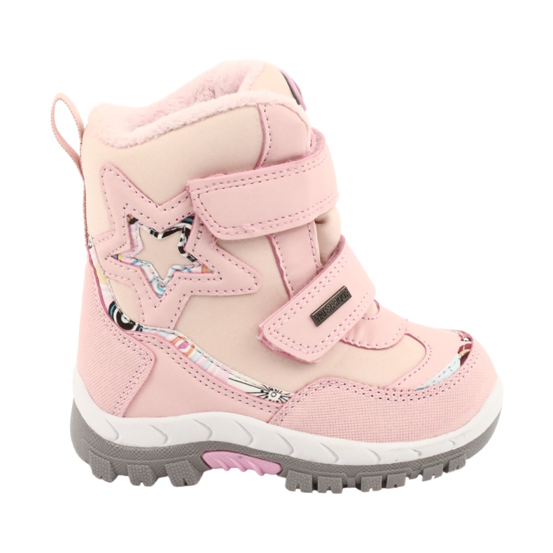 Botas American Club com membrana estrela rosa RL37 5
