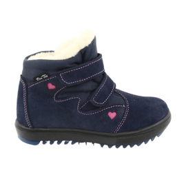 Botas com membrana Ren But 3346 velcro azul marinho rosa 6 Botas com membrana Ren But 3346 velcro azul marinho rosa 6