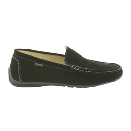 Sapatos mocassins masculinos de couro American Club 01/2019 preto 6